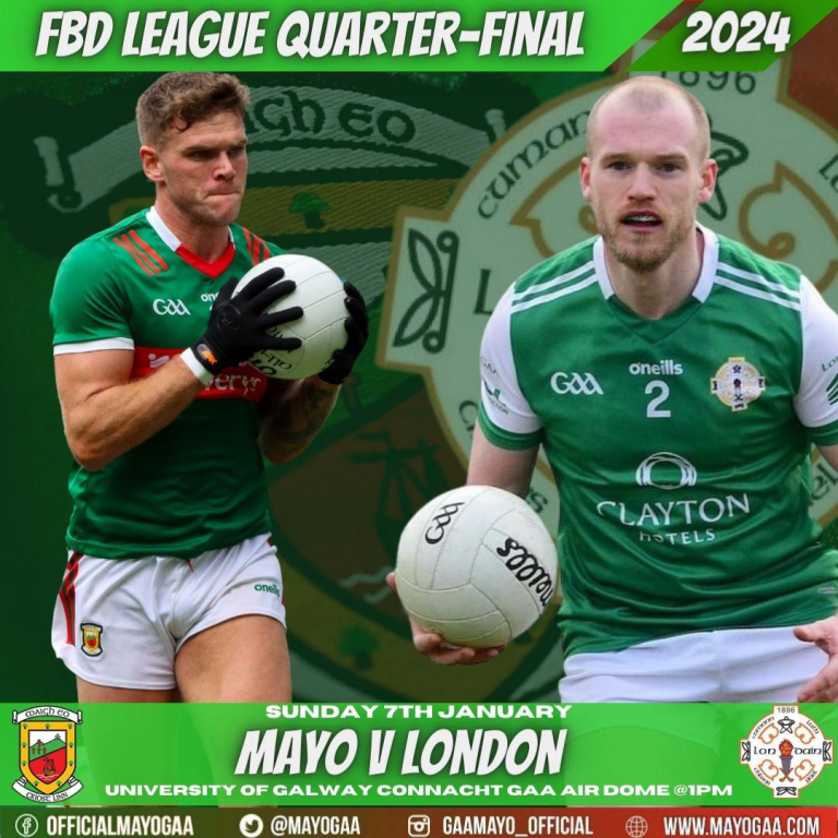Mayo GAA Fixtures Weekend 6th/7th January Mayo GAA