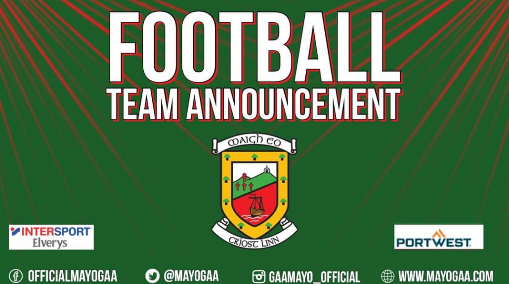 Mayo Senior Football Team Announced – Mayo GAA