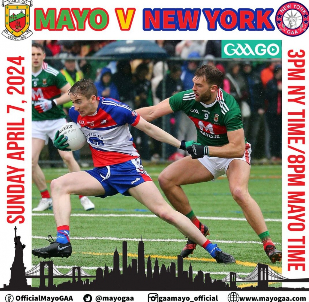 Relevant information from New York GAA – Mayo GAA